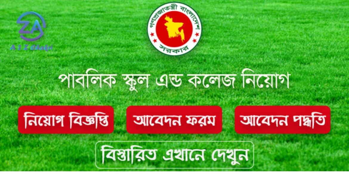 সকল স্কুল এন্ড কলেজ নিয়োগ বিজ্ঞপ্তি ২০২৩