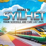 Dhaka to Sylhet Train Schedule and Fare List 2025