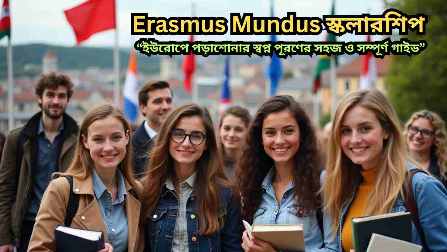 Erasmus Mundus Scholarship: ইউরোপের বিভিন্ন দেশে ঘুরে পড়াশোনার দারুণ সুযোগ। এখনই আবেদন করুন!
