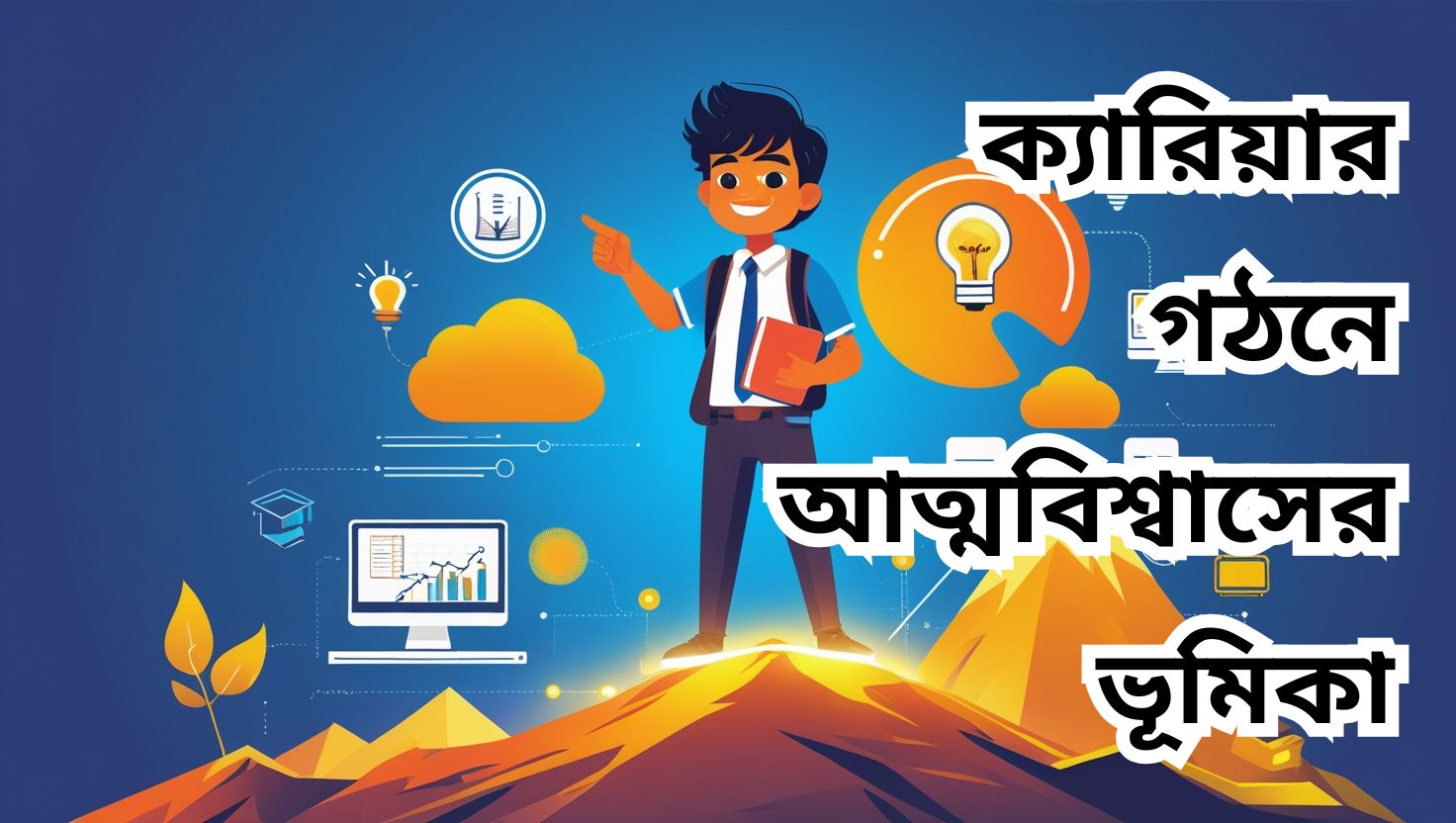 ক্যারিয়ার গঠনে আত্মবিশ্বাস কীভাবে গুরুত্বপূর্ণ ভূমিকা রাখে এবং ব্যক্তিগত উন্নয়নে সহায়তা করে তা তুলে ধরা হয়েছে।