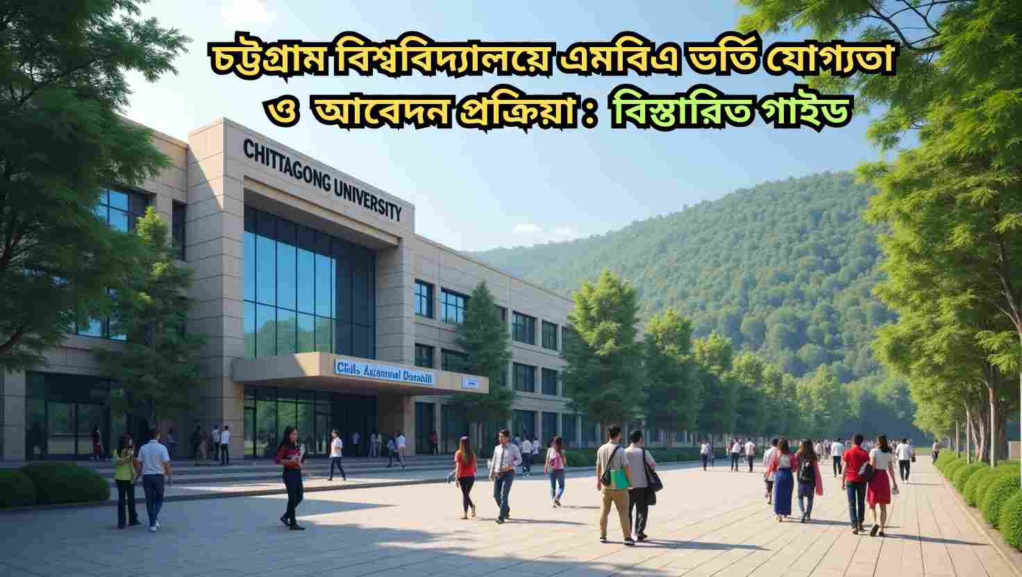 চট্টগ্রাম বিশ্ববিদ্যালয়ে এমবিএ ভর্তি তথ্য, যোগ্যতা, আবেদন ও ভর্তি পরীক্ষা