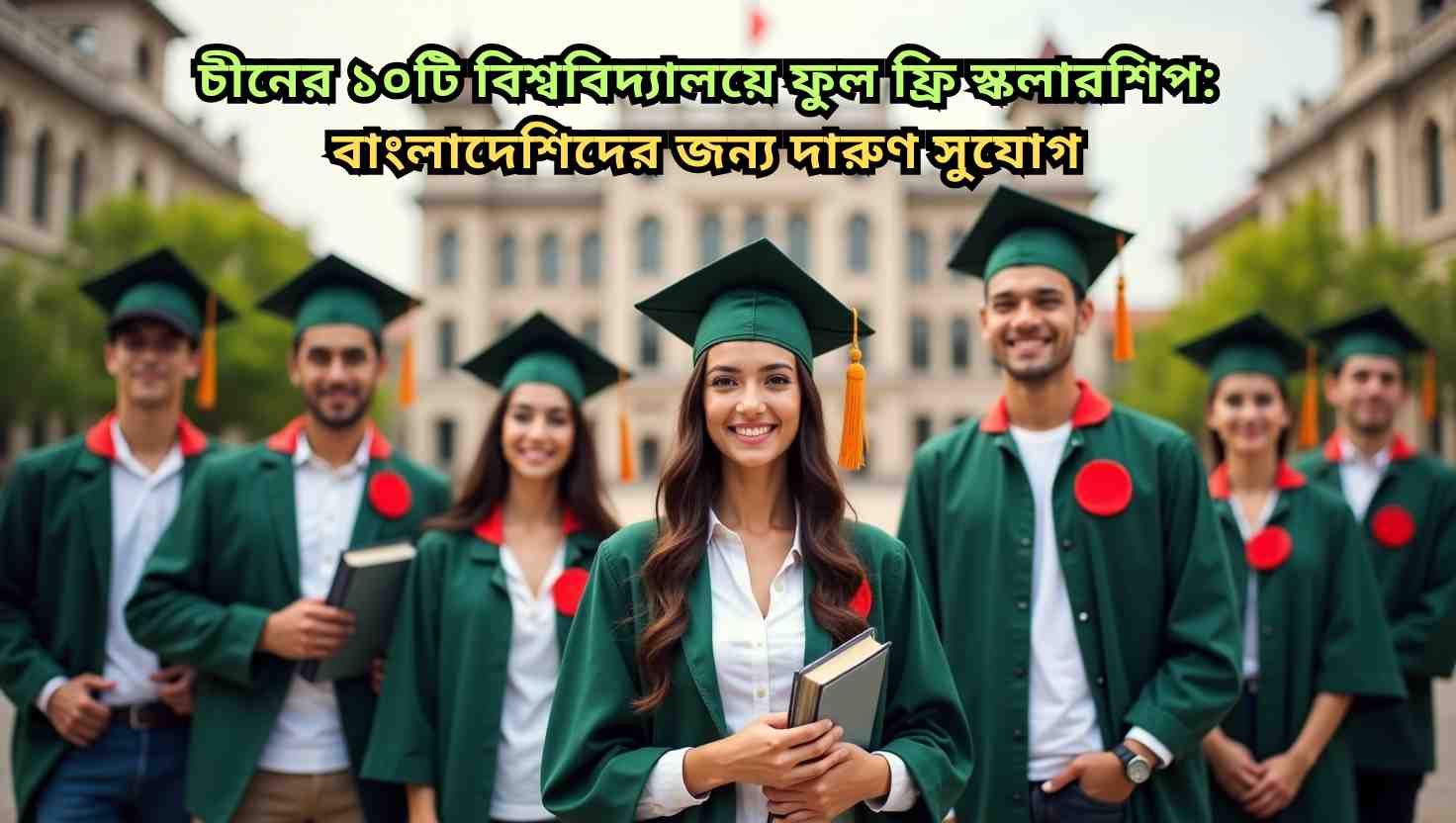 চীনের ১০টি শীর্ষ বিশ্ববিদ্যালয়ে বাংলাদেশি শিক্ষার্থীদের জন্য ফুল ফ্রি স্কলারশিপের সুযোগ