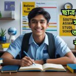 একজন শিক্ষার্থী সুশৃঙ্খল ডেস্কে বই, নোট, ঘড়ি ও টু–ডু লিস্ট নিয়ে মনোযোগীভাবে পড়ছে—শৃঙ্খলা, লক্ষ্য ও সময় ব্যবস্থাপনার মাধ্যমে ছাত্র জীবনে সফলতা অর্জনের কার্যকর কৌশলকে প্রতিনিধিত্ব করছে।