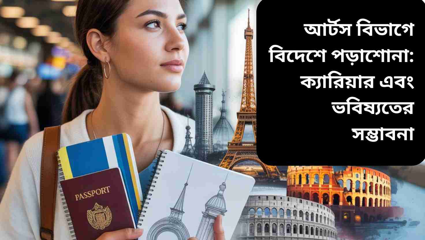 একজন শিক্ষার্থী আর্টস বিভাগে বিদেশে পড়াশোনা করছে, ভবিষ্যতের ক্যারিয়ার গড়ার স্বপ্ন নিয়ে।