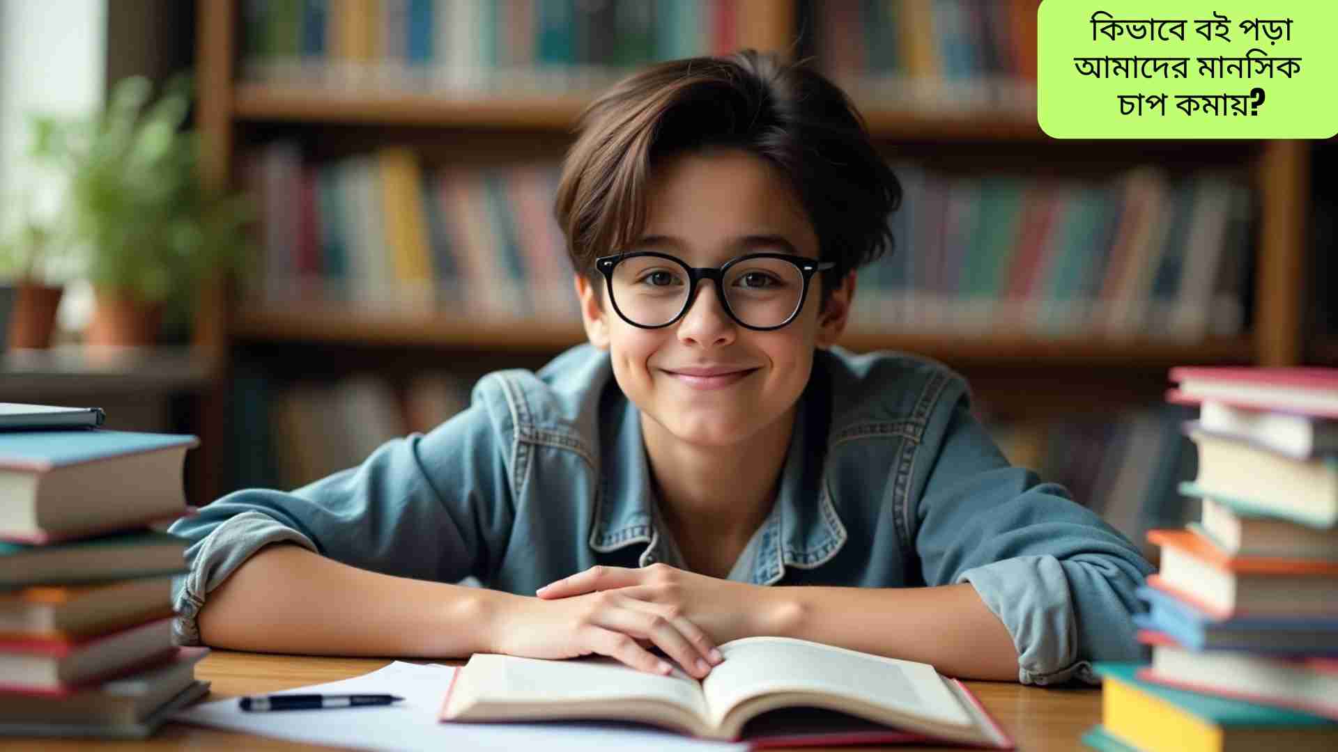 “মানসিক চাপ কমাতে বই পড়ার জাদুকরী উপকারিতা”