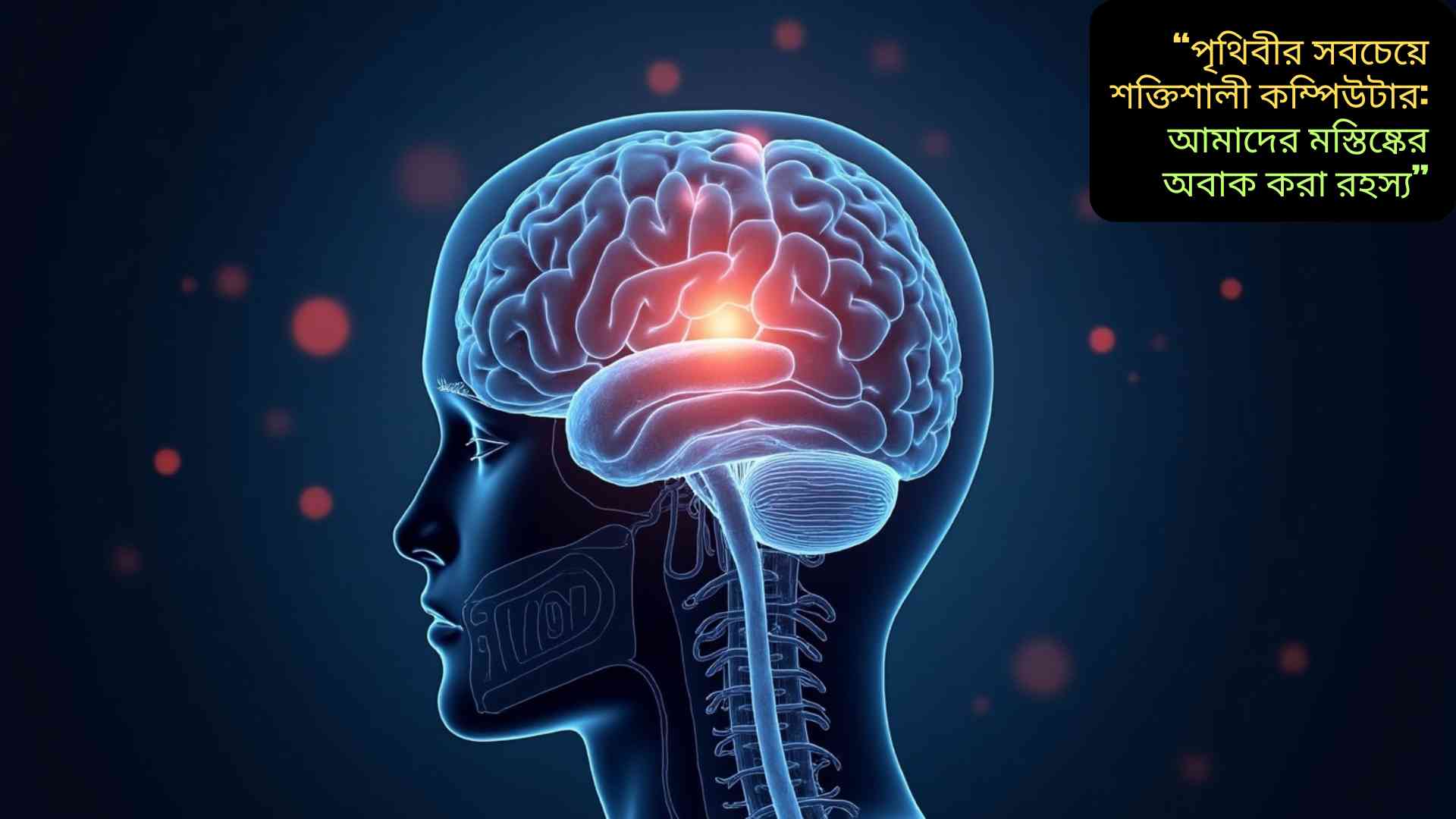 “মস্তিষ্ক: পৃথিবীর সবচেয়ে শক্তিশালী কম্পিউটার ও তার অসাধারণ ক্ষমতা”