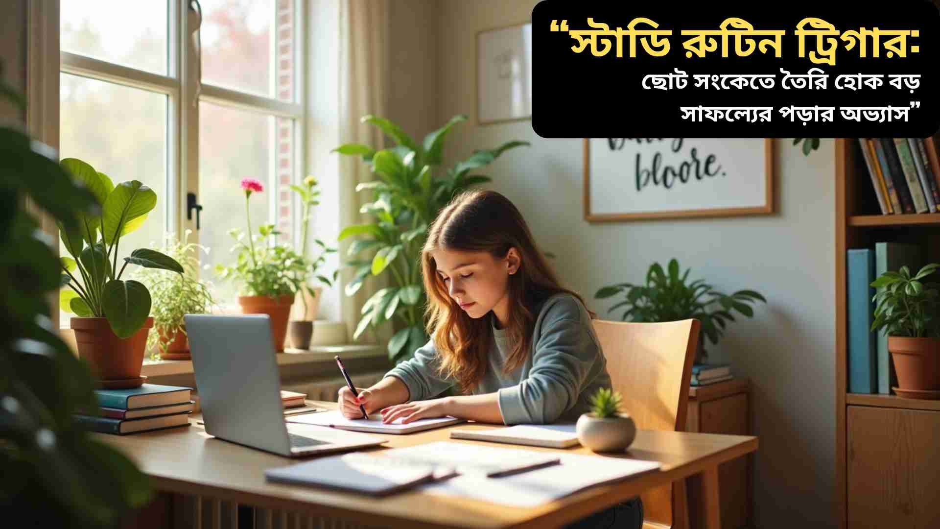 স্টাডি রুটিন ট্রিগার দিয়ে পড়াশোনা নিয়মিত করার কার্যকর উপায়