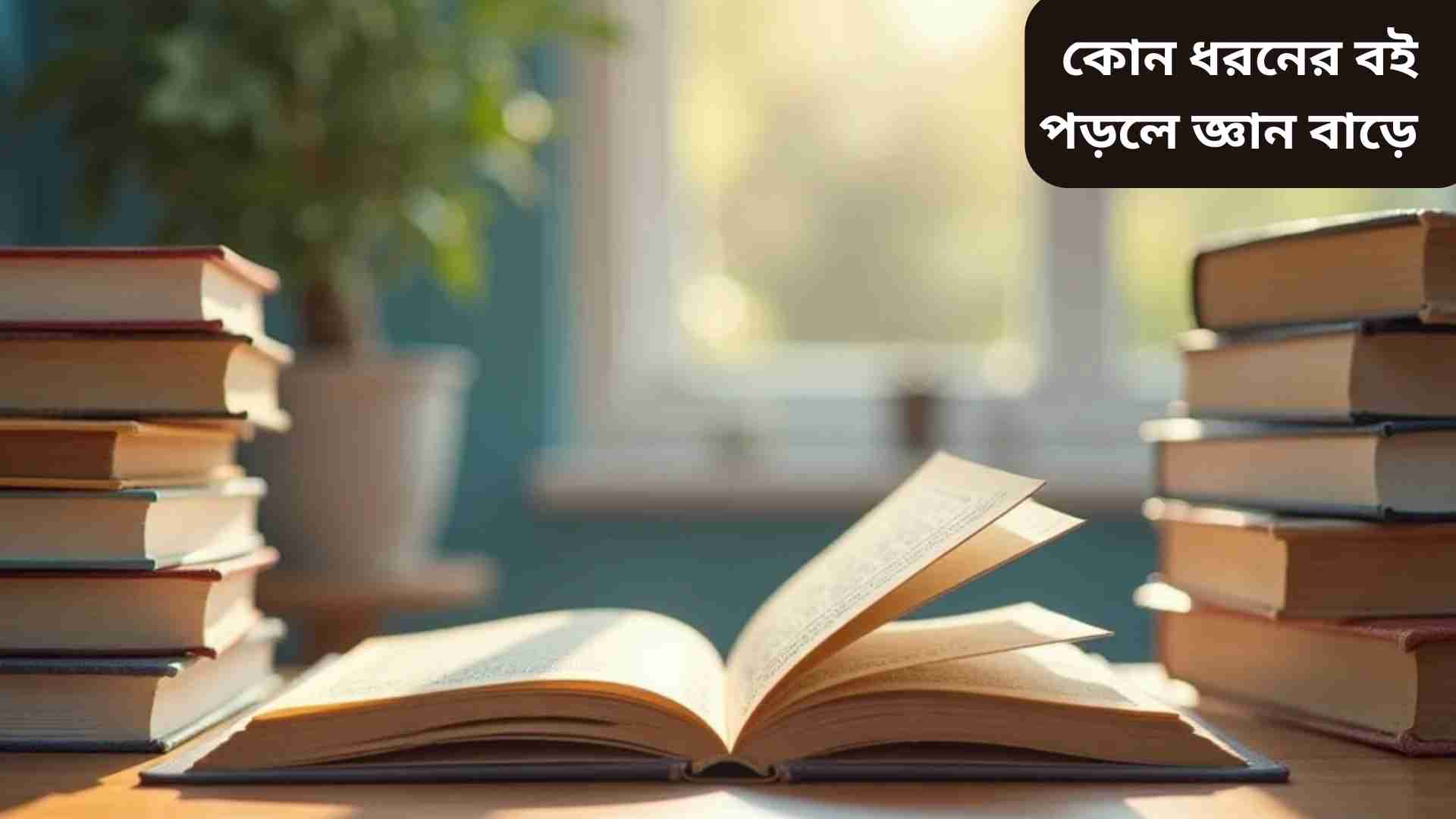 “বই পড়ার মাধ্যমে জ্ঞান বৃদ্ধি ও মনের বিকাশ: গল্প, বিজ্ঞান, তথ্যবহুল ও আত্মউন্নয়নমূলক বই পড়ার গুরুত্ব”