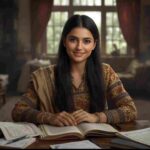 একটি শিশু শান্ত পরিবেশে বই পড়ছে, চারপাশে রঙিন বই ছড়ানো এবং মুখে আনন্দের অভিব্যক্তি, যা বইয়ের সাথে বন্ধুত্বের গুরুত্ব বোঝায়।
