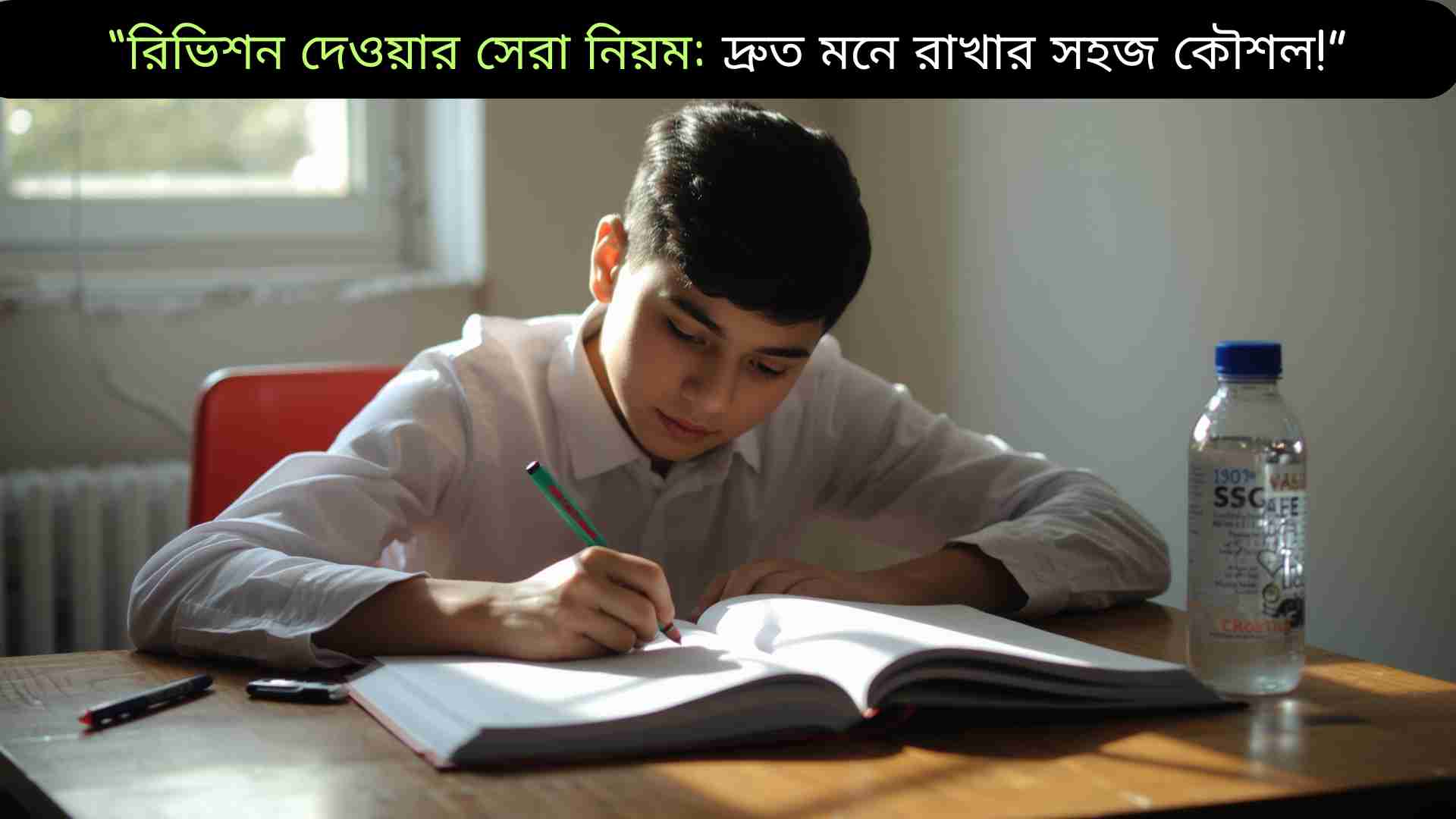 রিভিশন দেওয়ার সেরা নিয়ম নিয়ে সহজ এবং কার্যকর কৌশলগুলো, দ্রুত মনে রাখার জন্য সহায়ক টিপস।