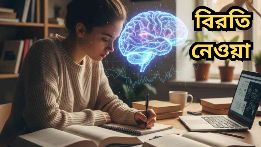 মস্তিষ্ক সক্রিয় রাখার জন্য মানুষ ধাঁধা সমাধান করছে, বই পড়ছে এবং স্বাস্থ্যকর খাবার উপভোগ করছে, যা দীর্ঘমেয়াদী মস্তিষ্কের সুস্থতা নির্দেশ করে।