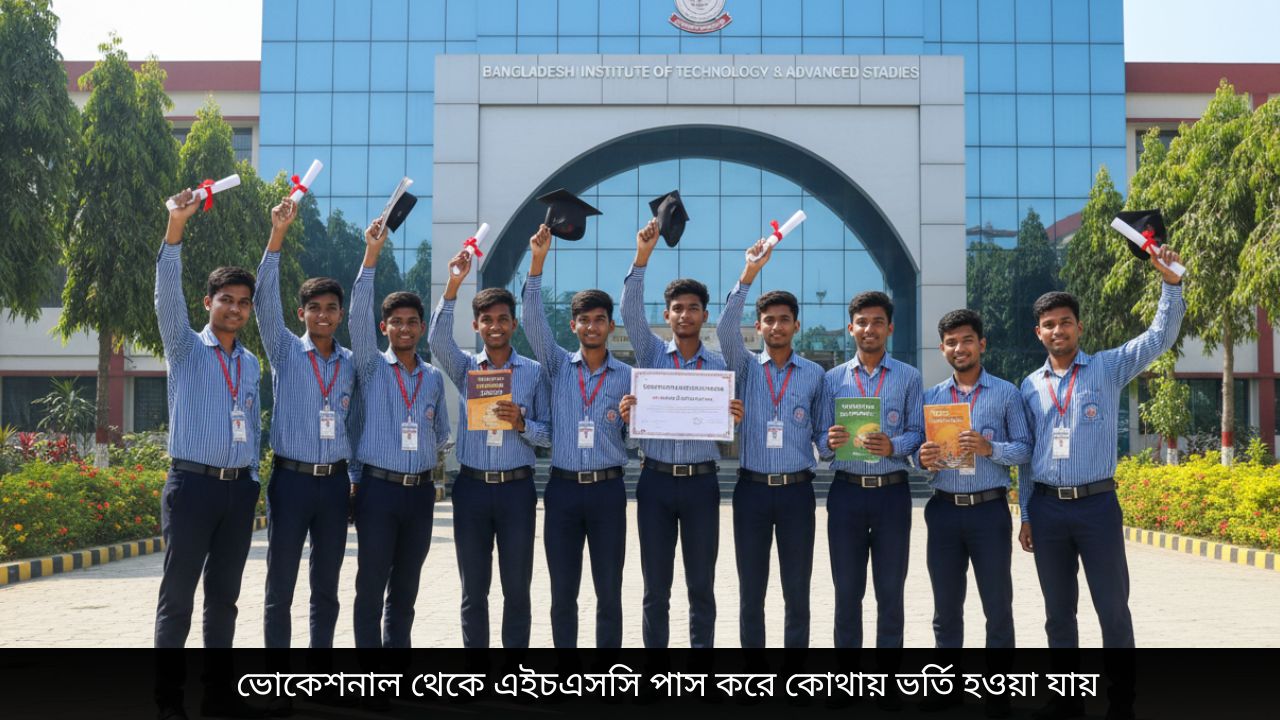 ভোকেশনাল থেকে এইচএসসি পাস করে কোথায় ভর্তি হওয়া যায়