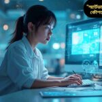 একটি কিশোর বা কিশোরী উজ্জ্বল স্টাডি রুমে বই ও নোট নিয়ে মনোযোগ দিয়ে পড়ছে, চারপাশে রঙিন নোট, চার্ট এবং পড়াশোনার উপকরণ রয়েছে, যা স্মার্টভাবে পড়াশোনার কৌশল নির্দেশ করছে।