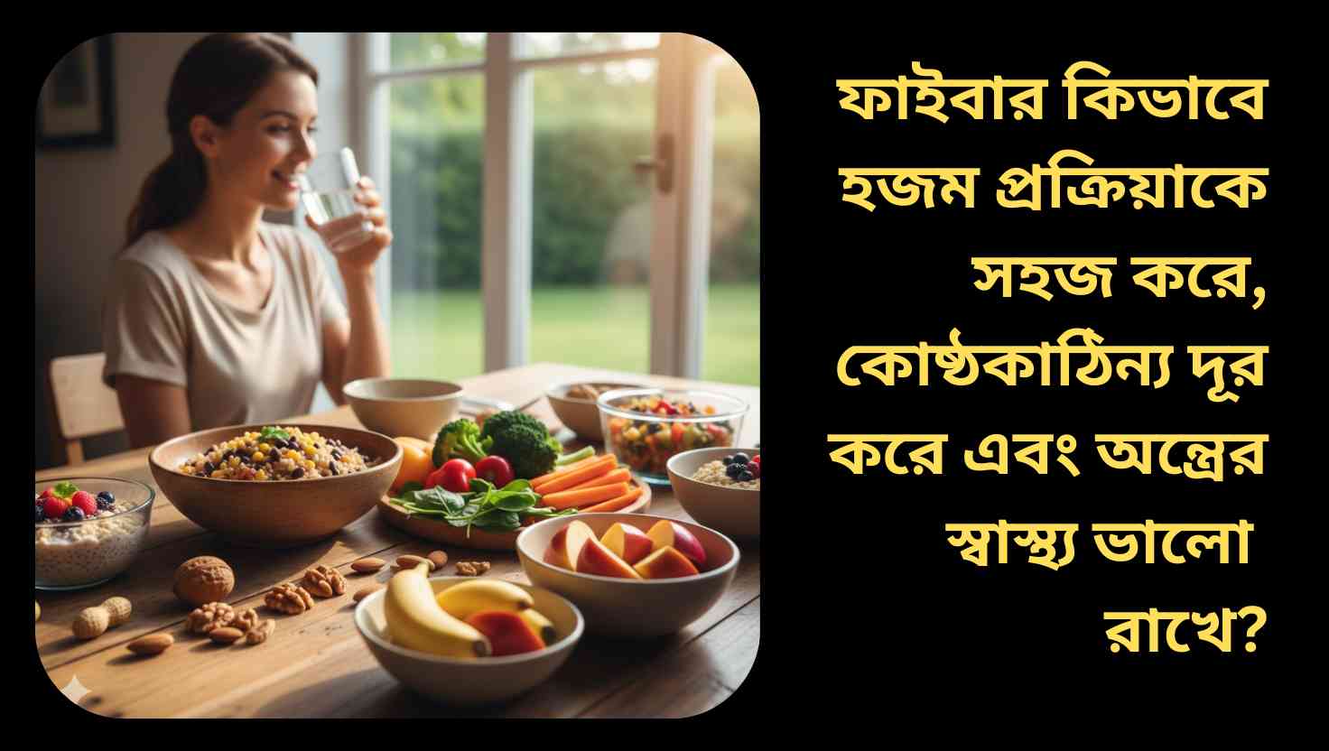 ফাইবার সমৃদ্ধ খাবার ও সুস্থ হজমের জন্য স্বাস্থ্যকর নাশতা