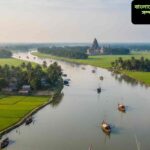 মানিকগঞ্জ জেলার প্রাকৃতিক দৃশ্য, পদ্মা নদী, সবুজ ধানক্ষেত ও শিবালয় এলাকার বাস্তব চিত্র