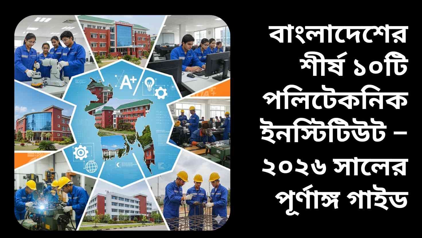 বাংলাদেশে শীর্ষ ১০টি পলিটেকনিক ইনস্টিটিউটের ২০২৬ সালের গাইড