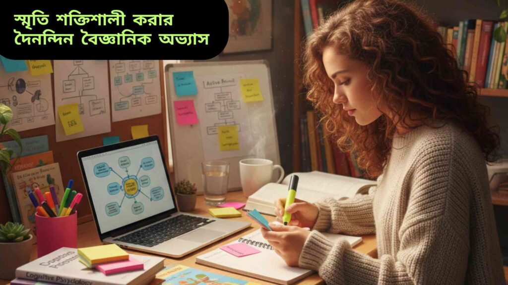 স্মৃতি উন্নতি, কার্যকর শিক্ষার কৌশল, পড়াশোনার টিপস, ভুলে যাওয়া প্রতিরোধ, বিজ্ঞানভিত্তিক শেখা