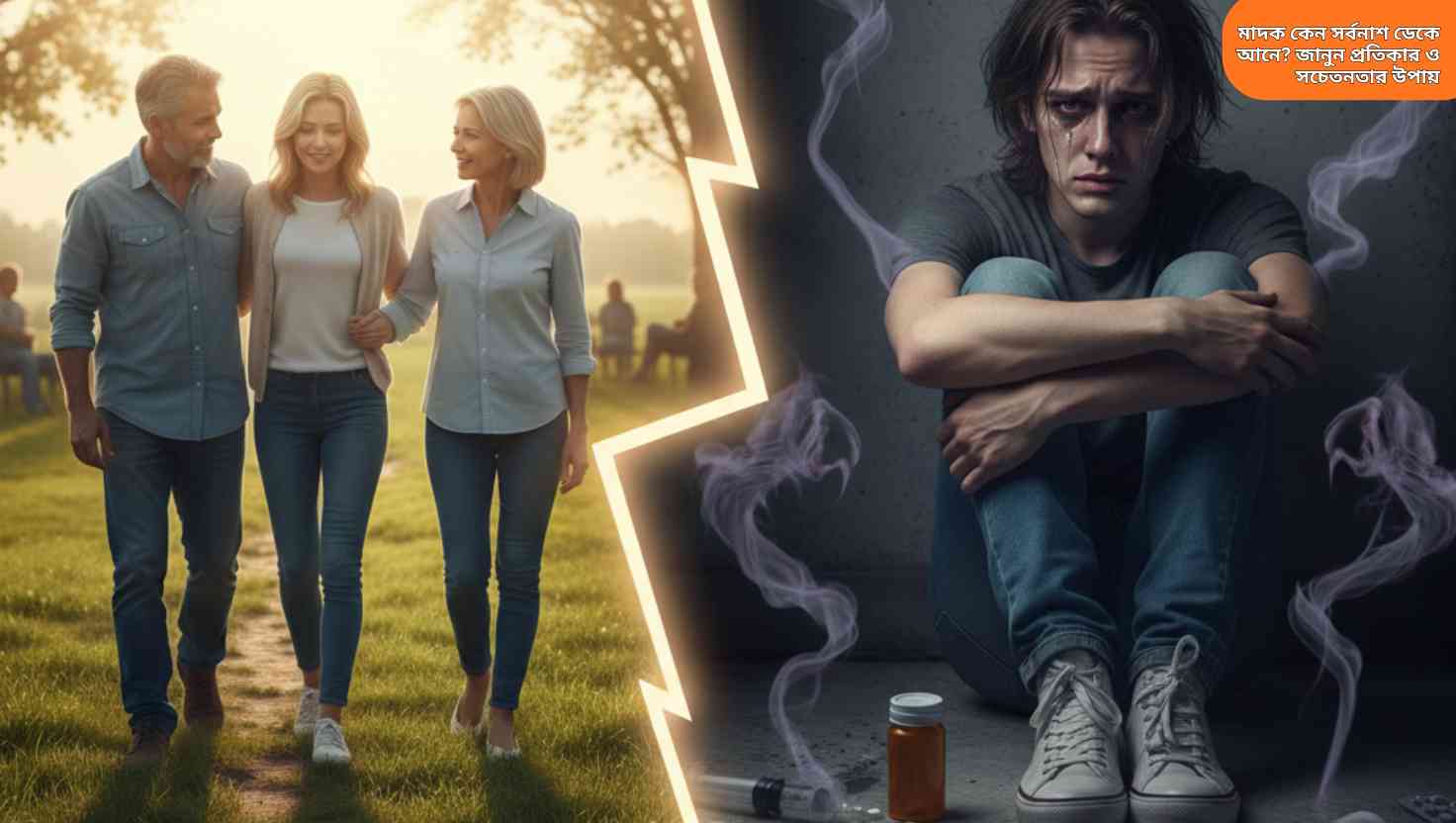 একজন কিশোর মাদকাসক্তির সঙ্গে লড়াই করছে, হতাশা ও পুনরুদ্ধারের পথ দেখানো হয়েছে।