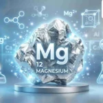 ম্যাগনেসিয়াম ধাতু ব্লক, রৌপ্য সাদা রঙের এবং চকচকে