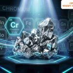 ক্রোমিয়ামের ধাতব গ্লো এবং তার রাসায়নিক প্রতিক্রিয়ার চিত্র