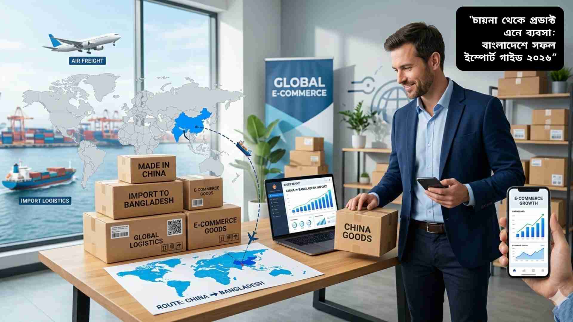 চায়না থেকে পণ্য আমদানি করে বাংলাদেশে ব্যবসা শুরু করার জন্য বিস্তারিত গাইড ২০২৬