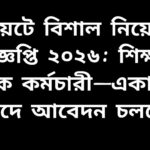 চুয়েটে ২০২৬ সালের বিশাল নিয়োগ বিজ্ঞপ্তি—শিক্ষক, কর্মকর্তা ও কর্মচারী পদে আবেদন চলছে
