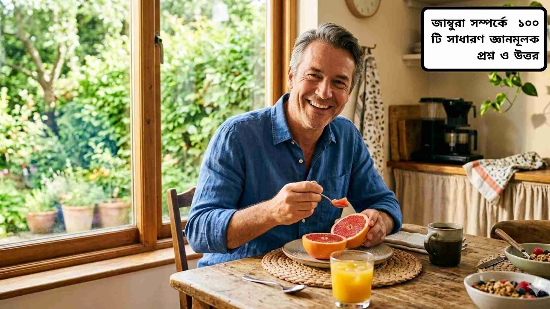 জাম্বুরা সম্পর্কিত সাধারণ জ্ঞান প্রশ্ন ও উত্তর দেখাচ্ছে একটি শিক্ষামূলক ছবি