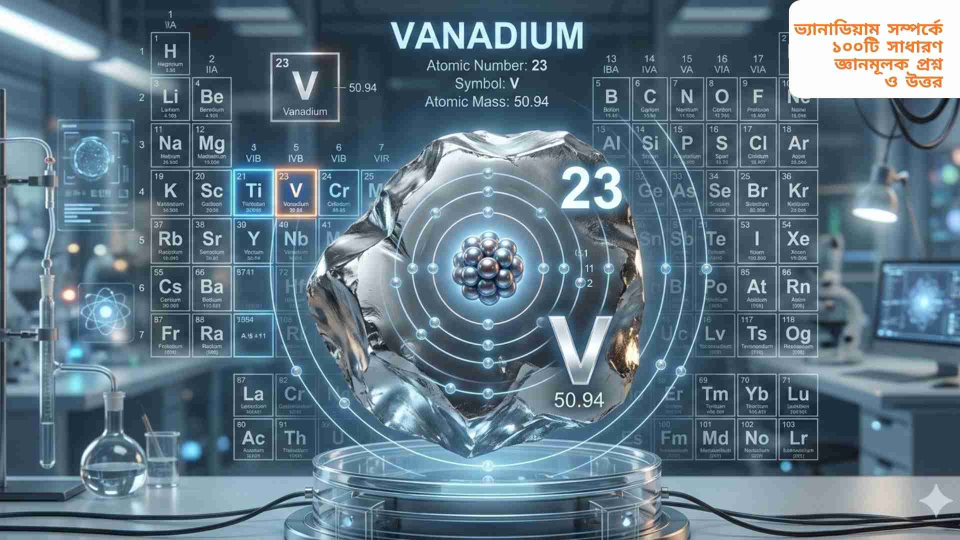 ভ্যানাডিয়াম ধাতু, প্রাকৃতিক অবস্থায় চমকপ্রদ রূপে