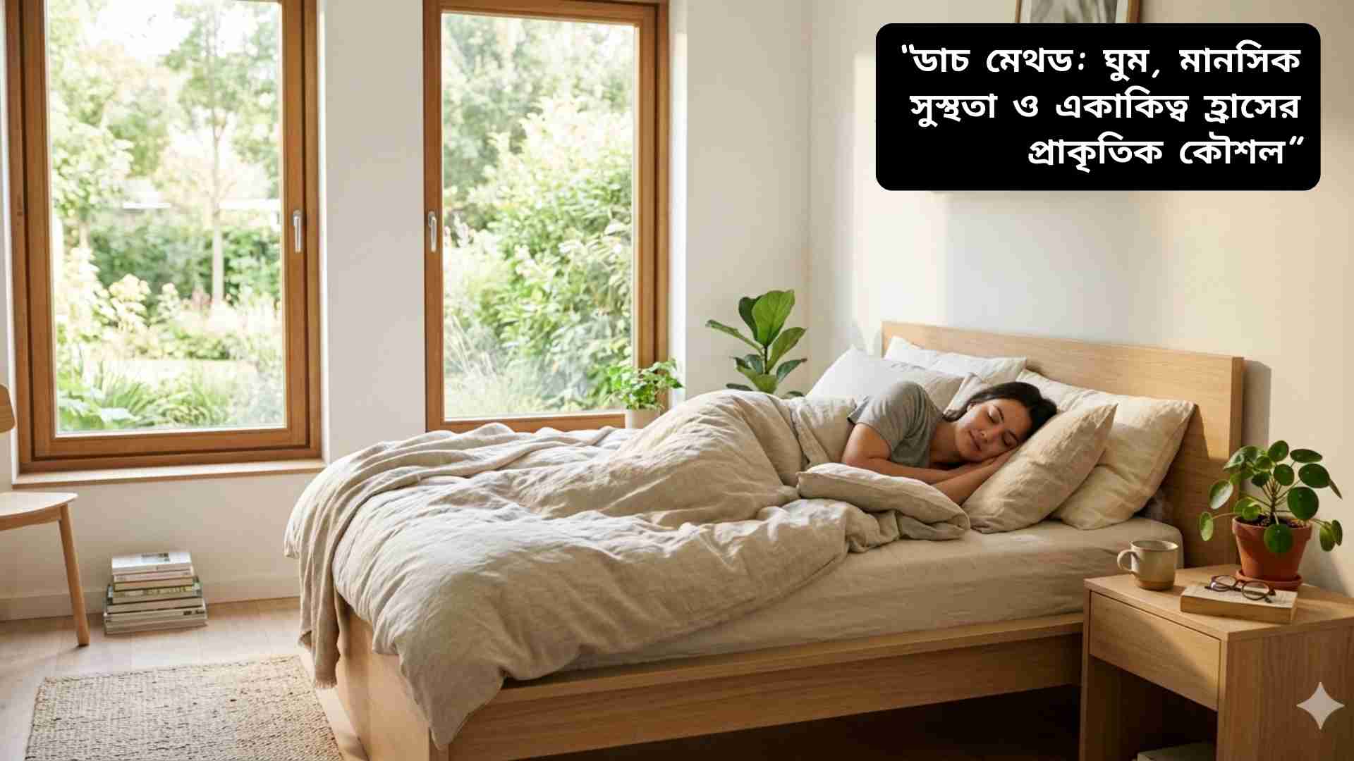 ডাচ মেথড ব্যবহার করে ঘুমের মান উন্নয়ন এবং মানসিক সুস্থতা বজায় রাখার ছবি।