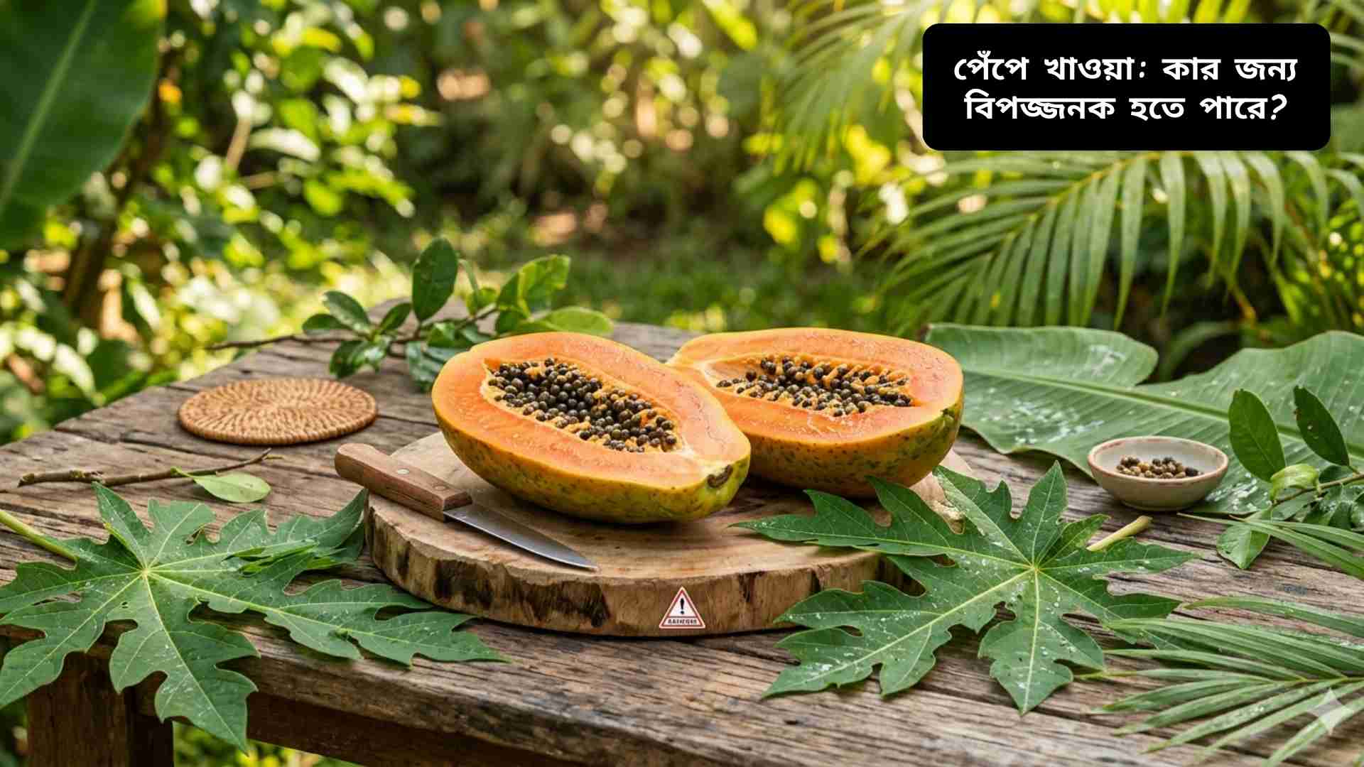 পাকা পেঁপে এবং বিপজ্জনক স্বাস্থ্য পরিস্থিতি, যাদের জন্য পেঁপে খাওয়া সমস্যার কারণ হতে পারে।