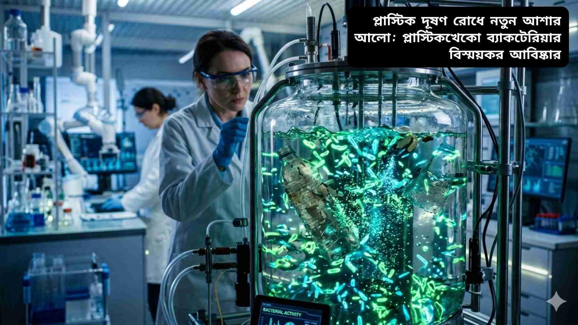 প্লাস্টিক দূষণ রোধে নতুন আশার আলো: প্লাস্টিকখেকো ব্যাকটেরিয়ার বিস্ময়কর আবিষ্কার