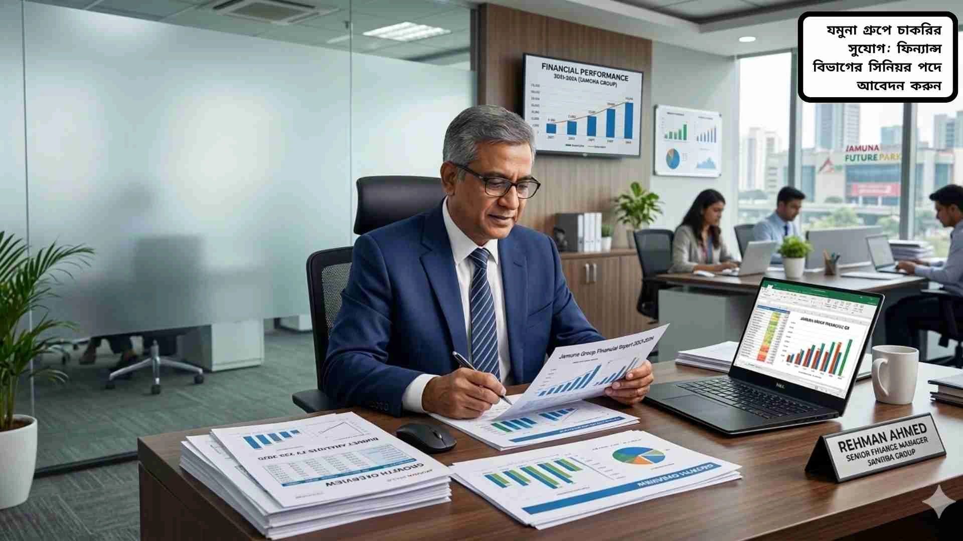 যমুনা গ্রুপে ফিন্যান্স বিভাগের সিনিয়র পদে চাকরির সুযোগের বিজ্ঞপ্তি