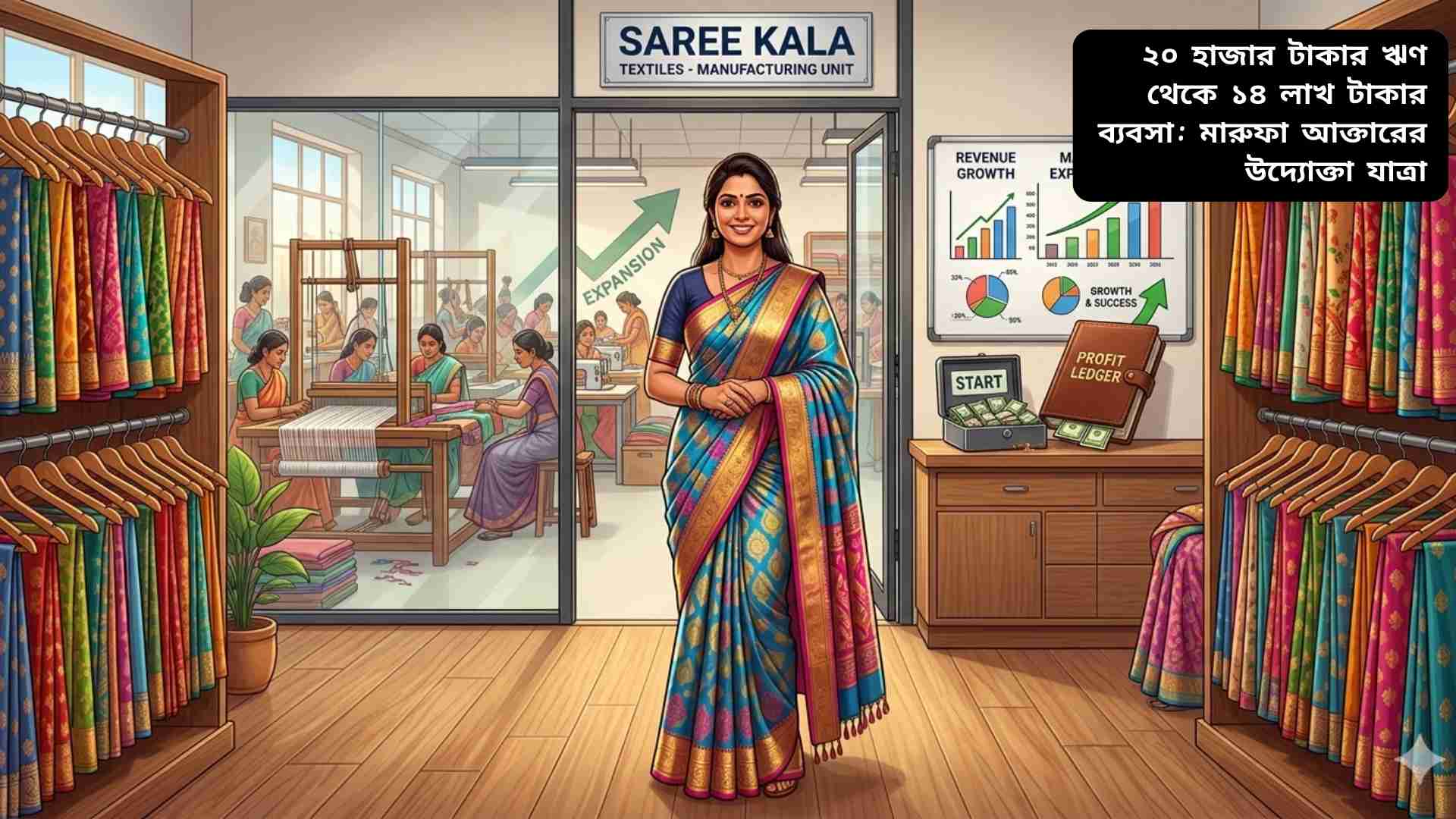 মারুফা আক্তারের উদ্যোক্তা যাত্রা, ছোট ঋণ থেকে বড় ব্যবসা প্রতিষ্ঠা