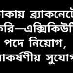 ঢাকায় ব্র্যাকনেট লিমিটেডে এক্সিকিউটিভ পদে চাকরির বিজ্ঞপ্তি